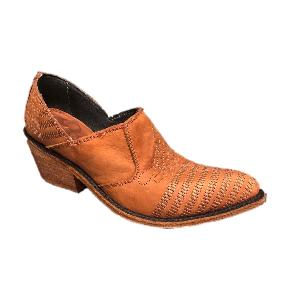 Liberty Black Cowboy Low Cut Ankle Booties